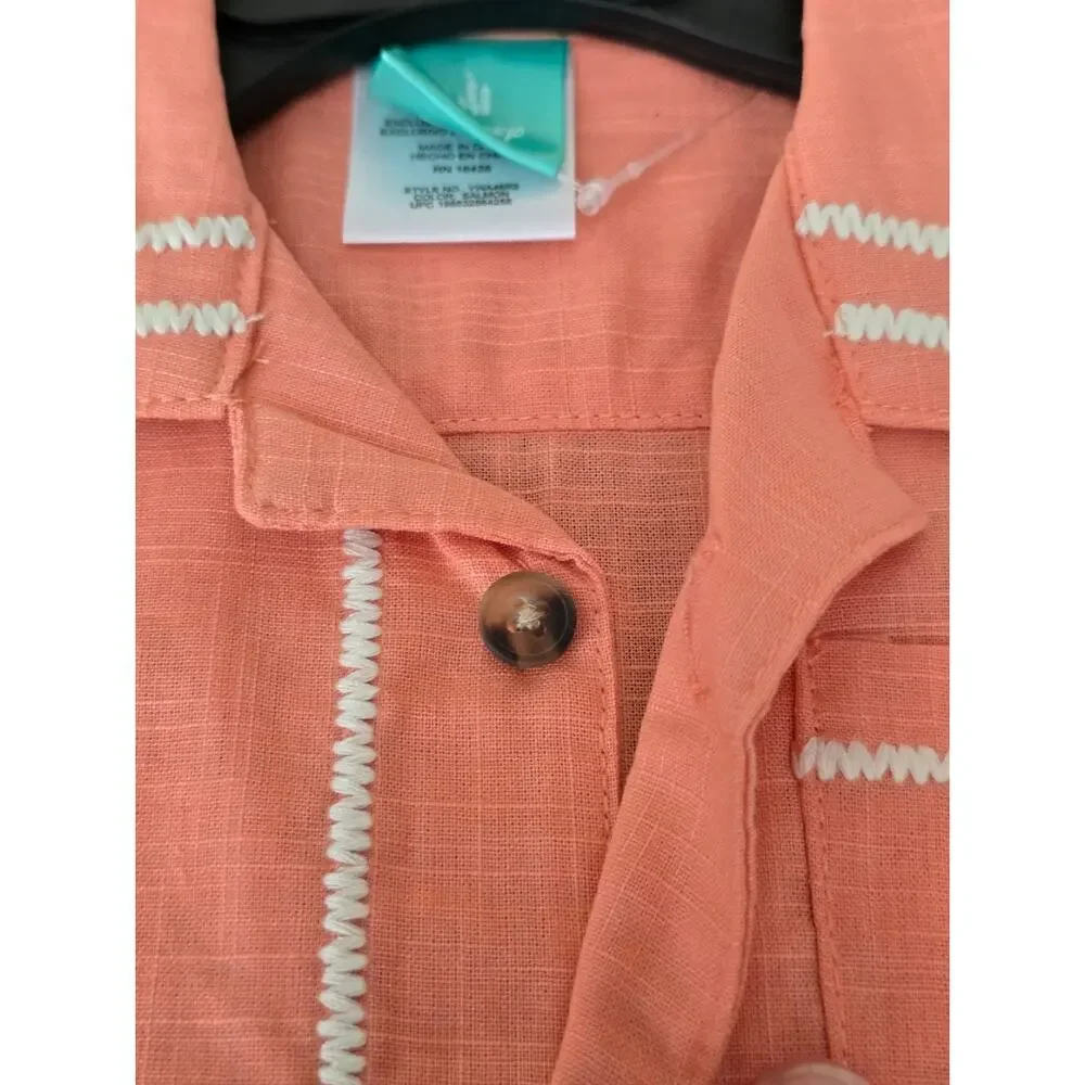 Winnie The Pooh Baby Boy Linen Romper 18 Months NWT Orange